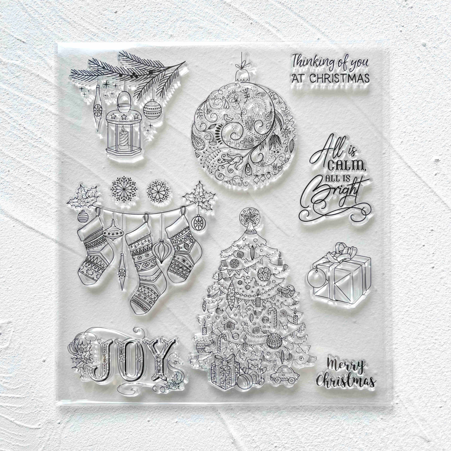 48 Style Clear Silicone Stamps for DIY Scrapbooking Card Making