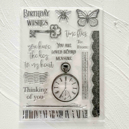 48 Style Clear Silicone Stamps for DIY Scrapbooking Card Making