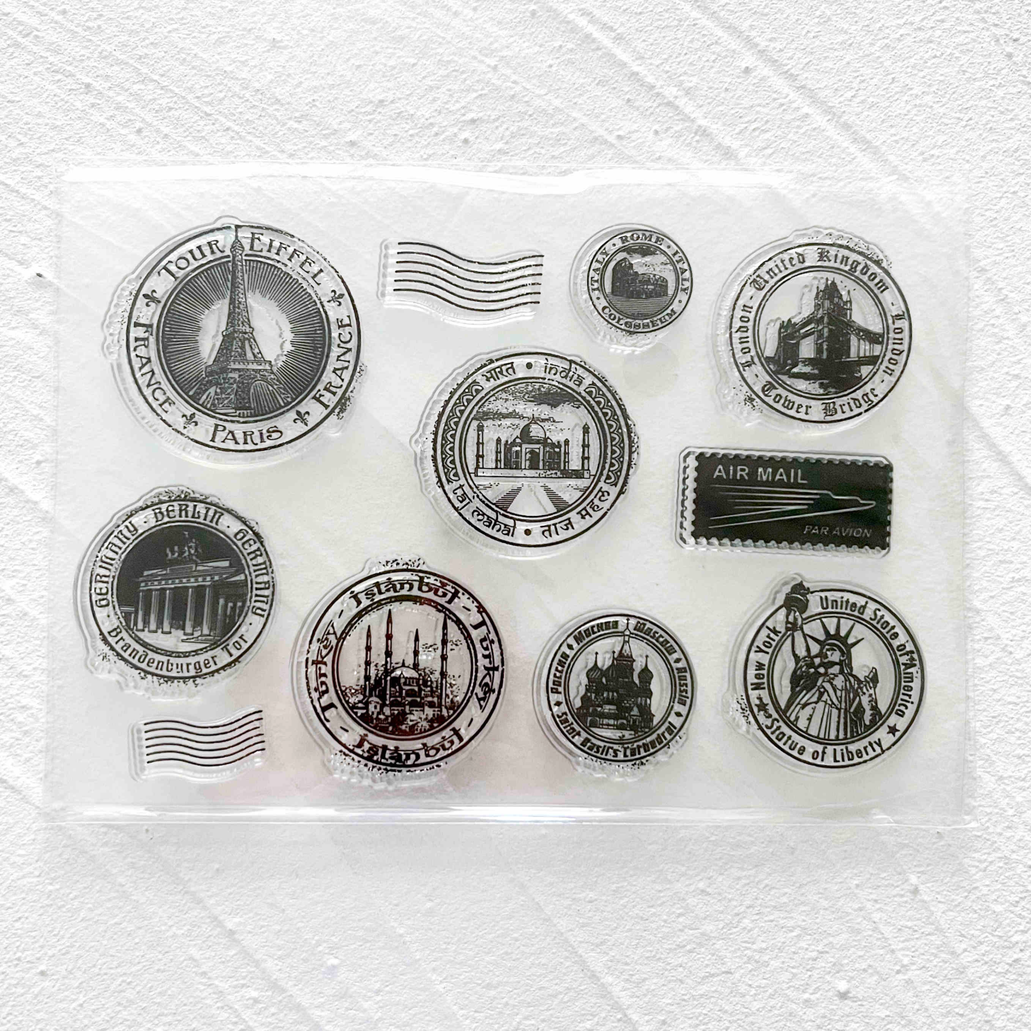 48 Style Clear Silicone Stamps for DIY Scrapbooking Card Making