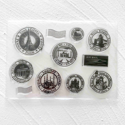 48 Style Clear Silicone Stamps for DIY Scrapbooking Card Making