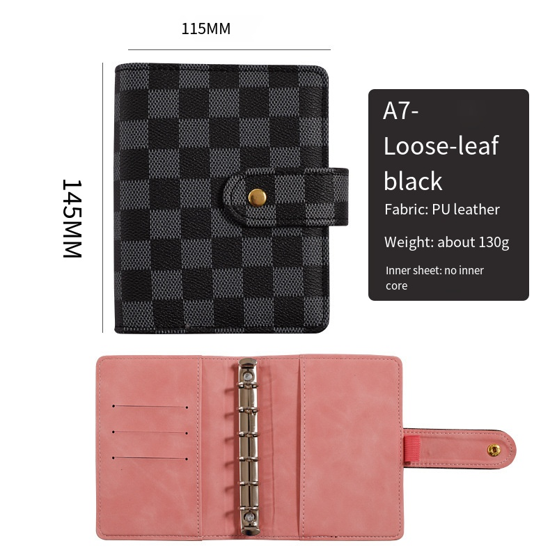 A5 A6 A7 Size PU Leather Binder Bullet Journal art Journaling