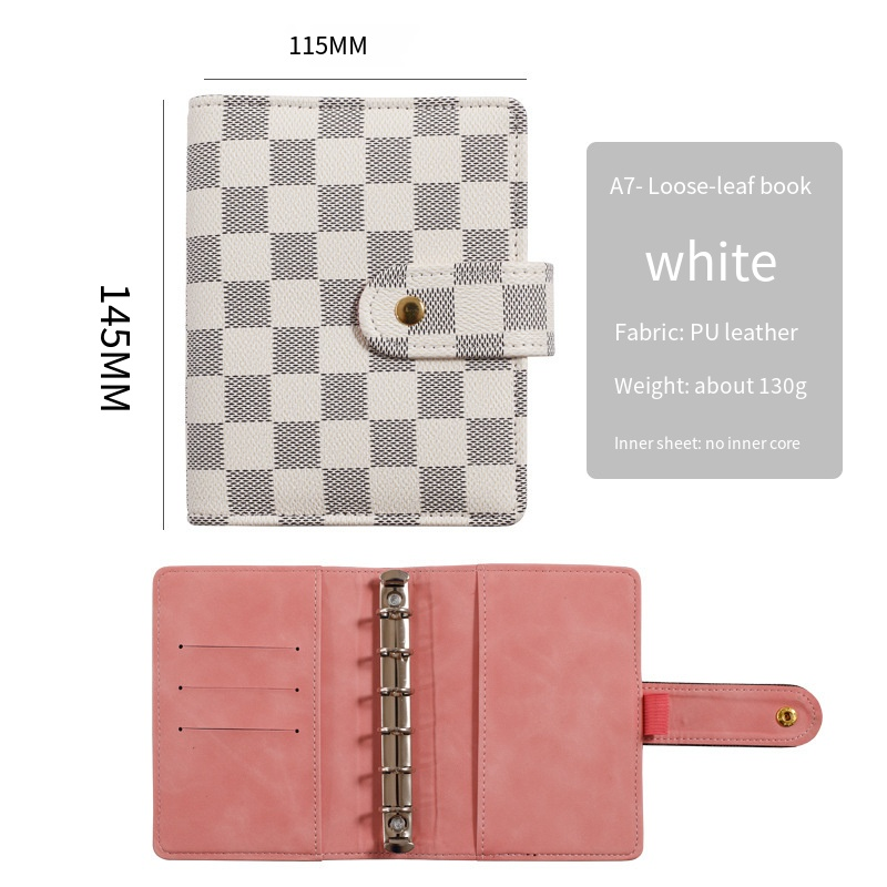 A5 A6 A7 Size PU Leather Binder Bullet Journal art Journaling