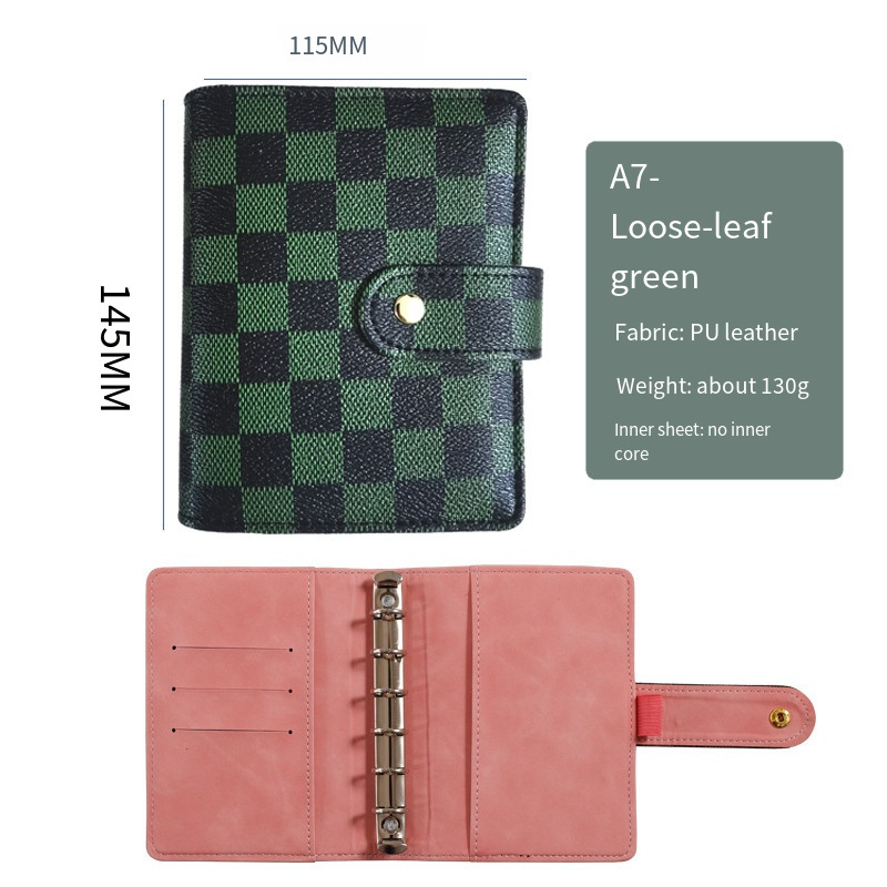 A5 A6 A7 Size PU Leather Binder Bullet Journal art Journaling