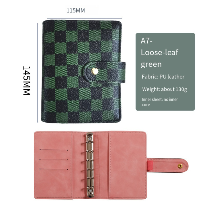 A5 A6 A7 Size PU Leather Binder Bullet Journal art Journaling