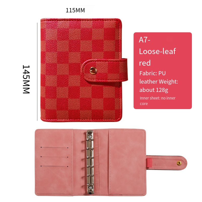 A5 A6 A7 Size PU Leather Binder Bullet Journal art Journaling