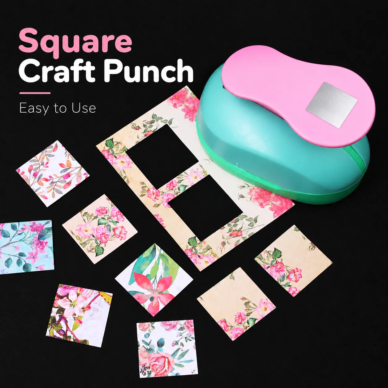 1Pc Craft Tag Frame Paper Punch Tool