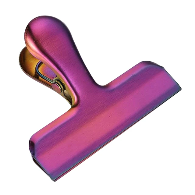 Stainless steel color metal paper clips