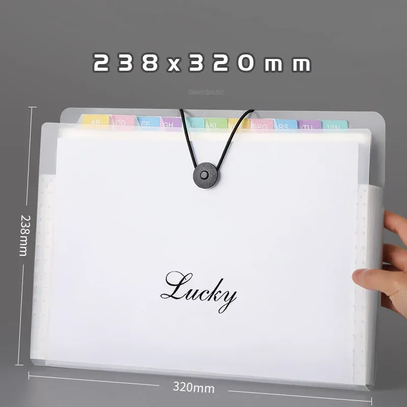 Transparent Insert File Folder A4 Document Bag