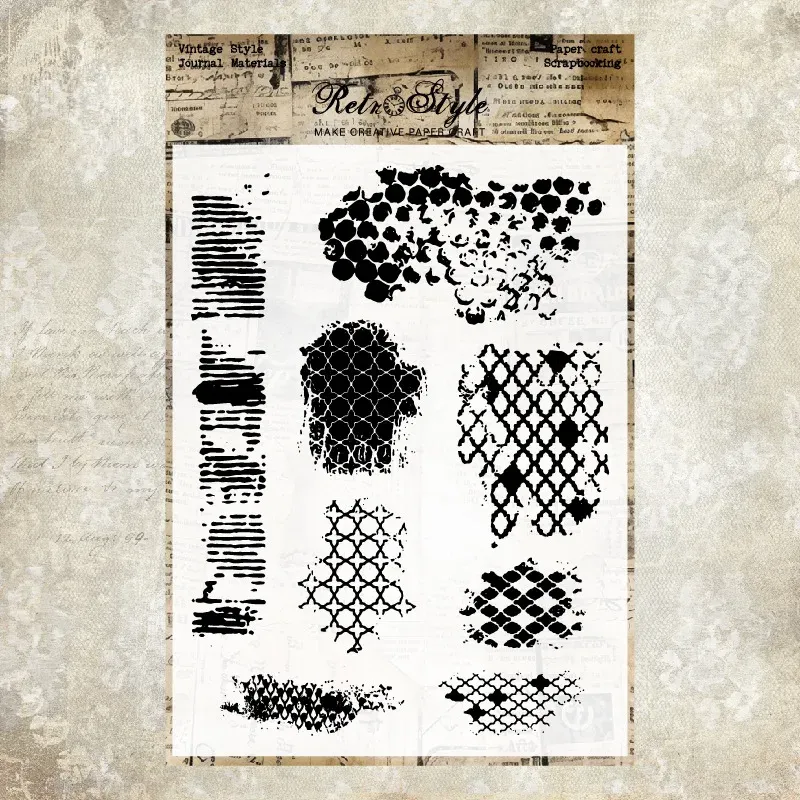 Vintage Clear Silicone Stamps for DIY Scrapbooking Card Making