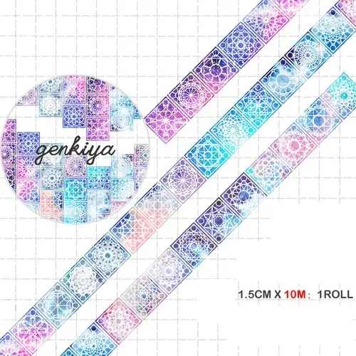 Washi Tape Starry Lace Night Sky Curtain Basic Collection
