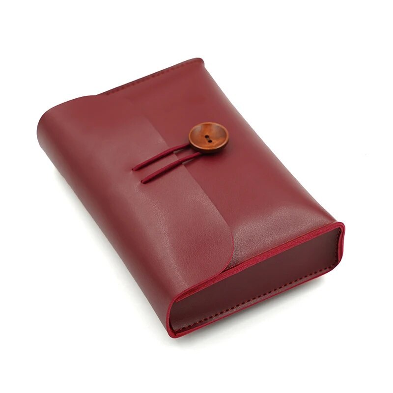PU leather women's buckle bag box travel storage bag