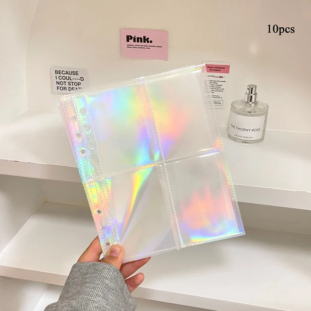 10 pieces laser A5 binder refill laser pocket 3 pockets 4 pockets