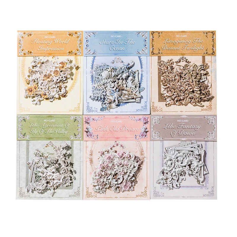 20pcs/lot Classical retro border Material Paper