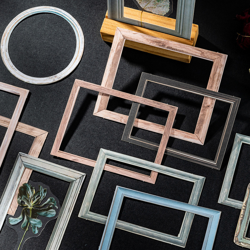 20Pcs/Pack Retro Plant Frame Theme Material Paper