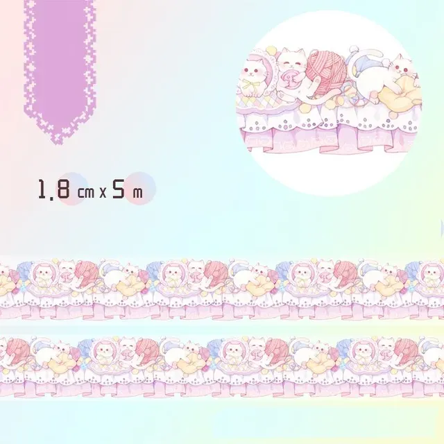 Washi Tape Starry Lace Night Sky Curtain Basic Collection
