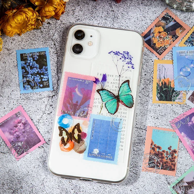 50pcs/lot KSpring Stamp Theme Stickers