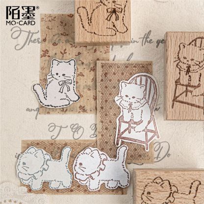 1pc Vintage Baking Beech Wood Stamp