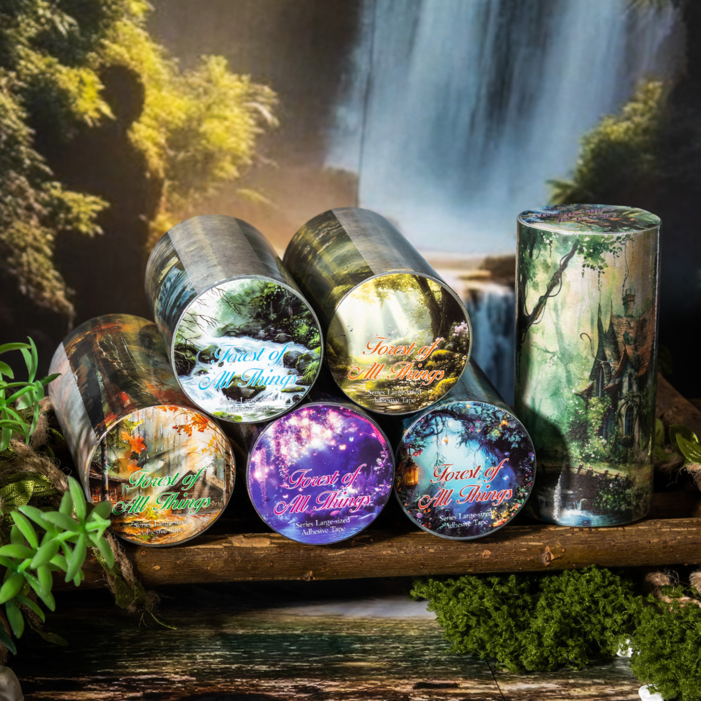 Forest theme large size Washi tape 3.15*78.74 inches