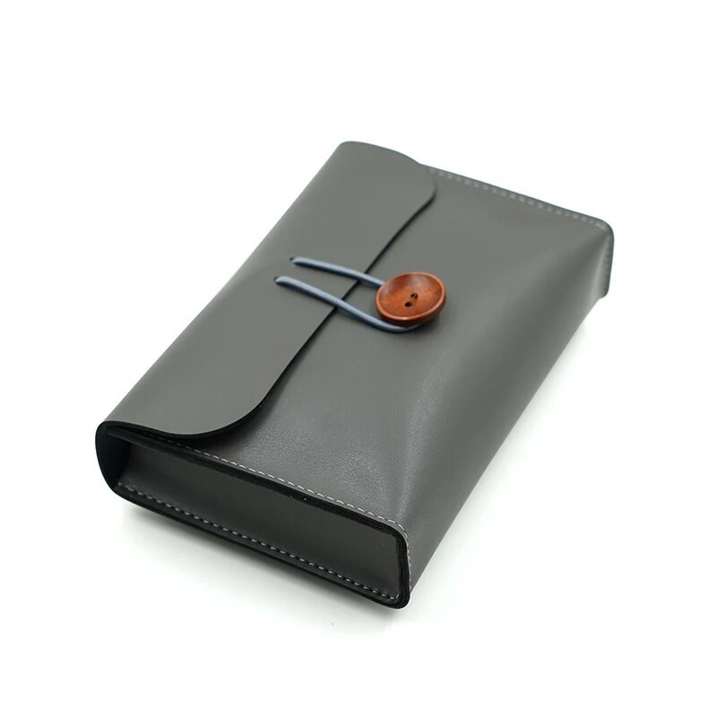 PU leather women's buckle bag box travel storage bag