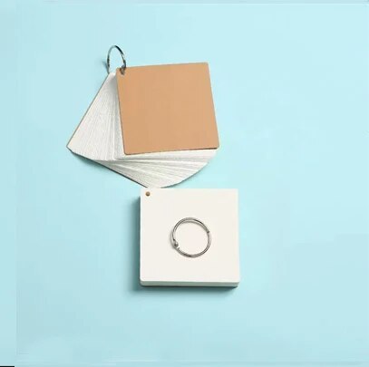 100 Blank card 4 lines 3 grid card Hard word card