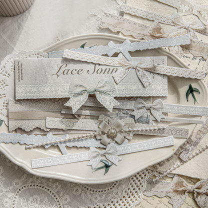 20Pcs Bow Strip Theme Sticker