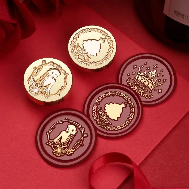Valentine'S Day Wedding Red Series Seal Wax Stamps