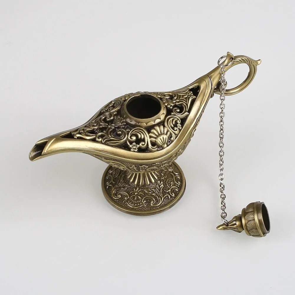 Aladdin Lamp Traditional Hollow Magic Wishing Lamp
