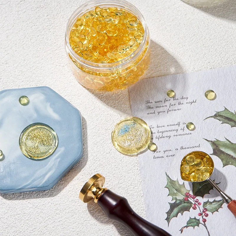 30g/70g Transparent wax seal wax pellets