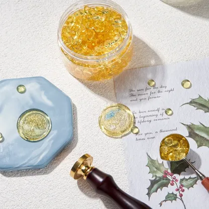 30g/70g Transparent wax seal wax pellets