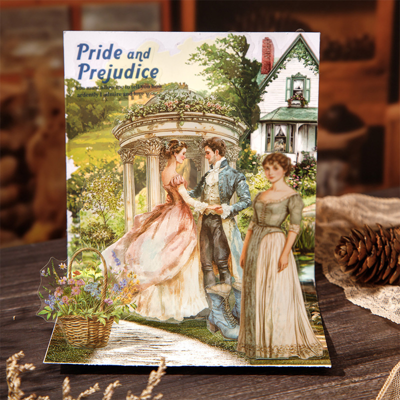 20Pcs Classic Story Theme PET Sticker Book