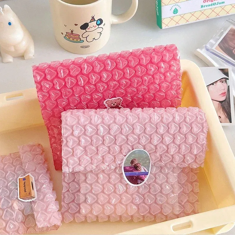 10PCS Pink Love Bubble Packaging Bags for Business Goods/Gifts/Envelopes/jewelry Package Bag