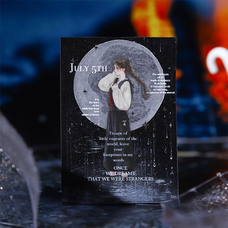 20pcs/Pack Rainy Weather Themed PET Sticker Book