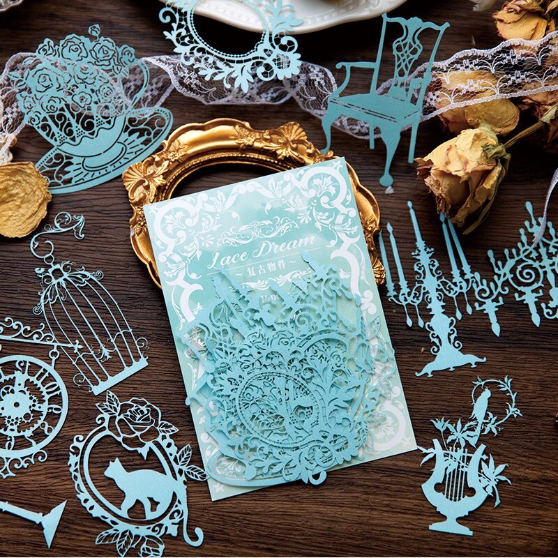 10pcs/lot Beautiful Time Material Paper-JournalTale