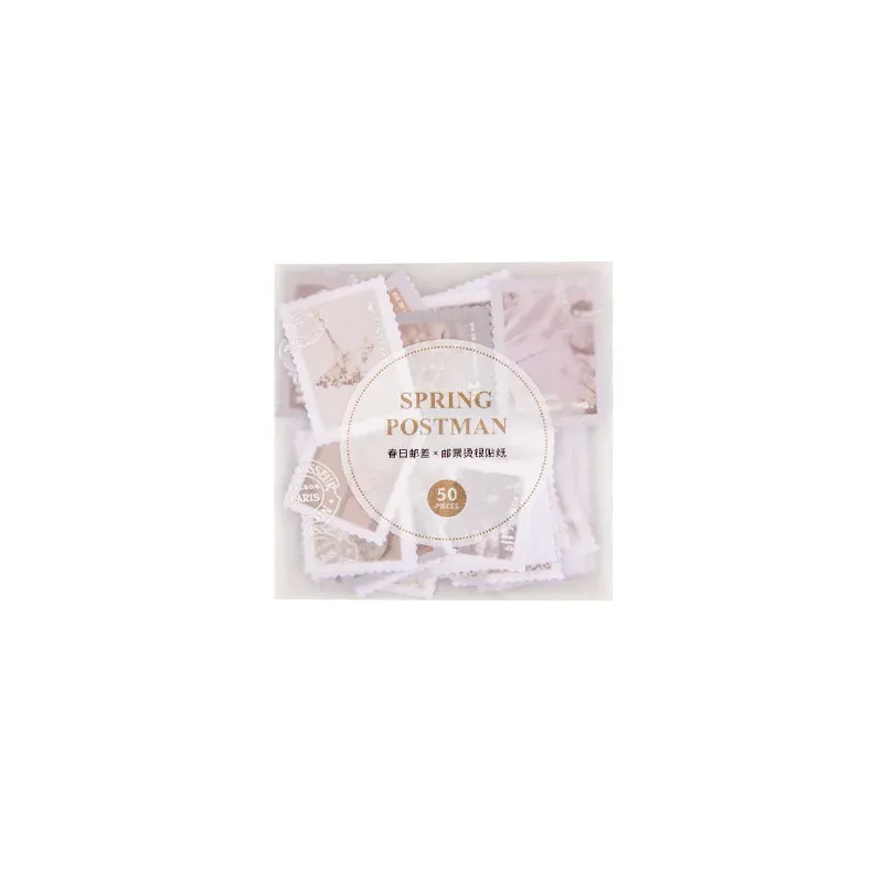 50pcs/lot KSpring Stamp Theme Stickers