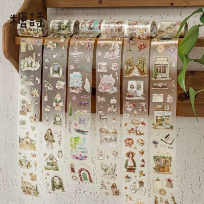 Garden themed PET tape 2.36*78.74 inches