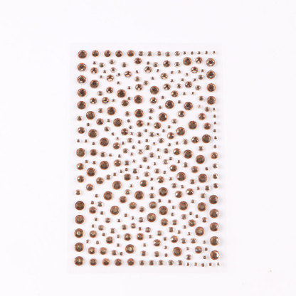 5 Pcs/Set Colored Diamond Decorative Stickers