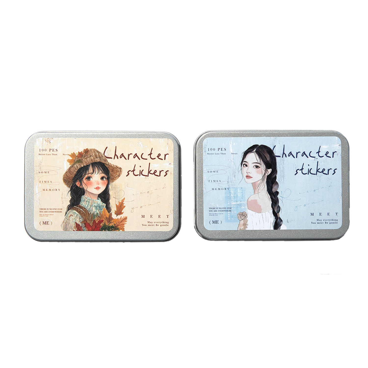 100Pcs/Box Character Theme Stickers