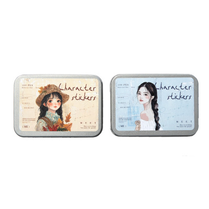 100Pcs/Box Character Theme Stickers