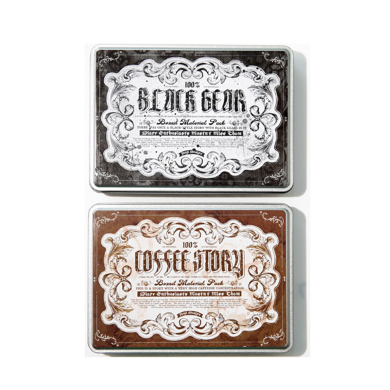 158Pcs/Pack Large Quantity Retro Theme Material Paper