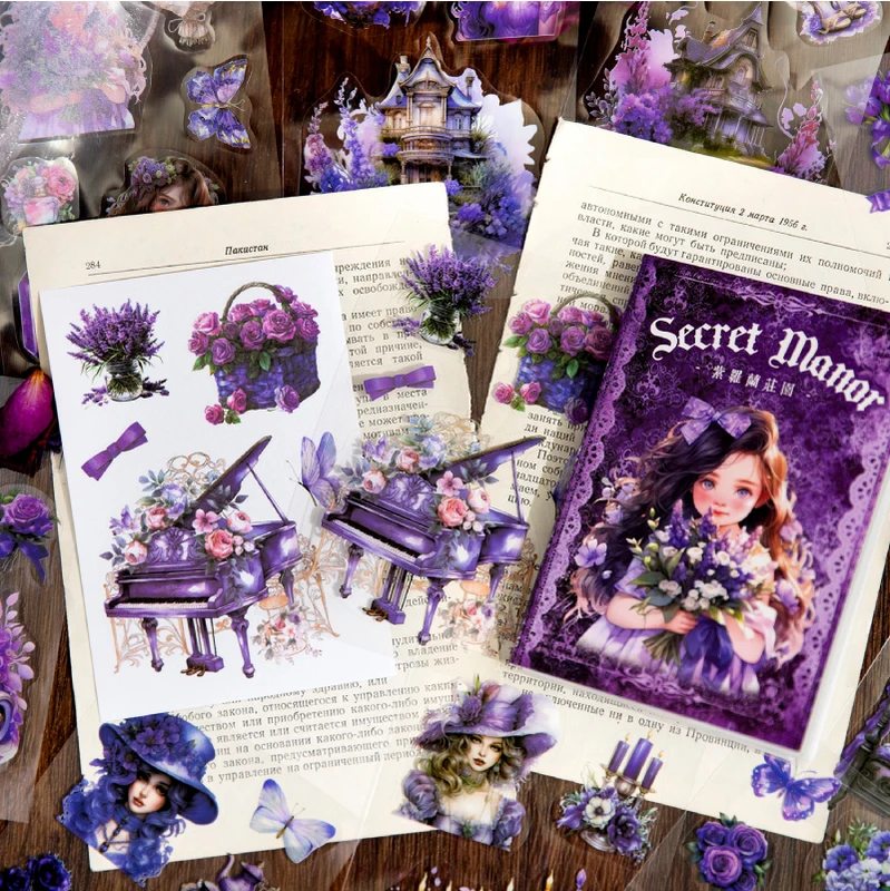 54 pcs/pack Secret Manor Series Stickers