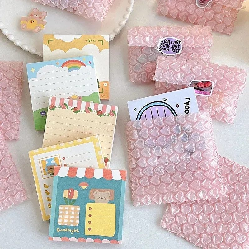 10PCS Pink Love Bubble Packaging Bags for Business Goods/Gifts/Envelopes/jewelry Package Bag