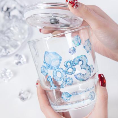 Pre-cut cold drink ice theme shell light PET tape 1.97*78.74 inch