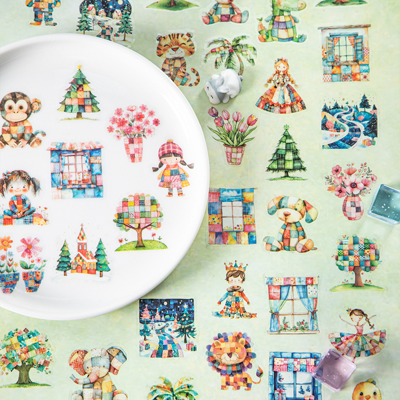 Cute animal themed PET tape, 1.57*78.74 inches – JournalTale