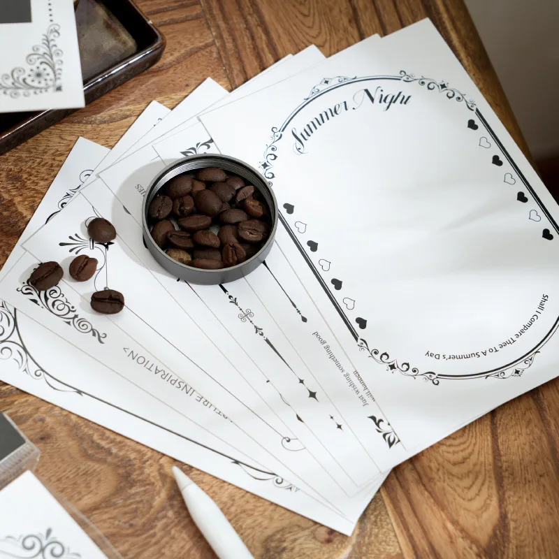 30 pcs/lot Vintage Border Collage Card