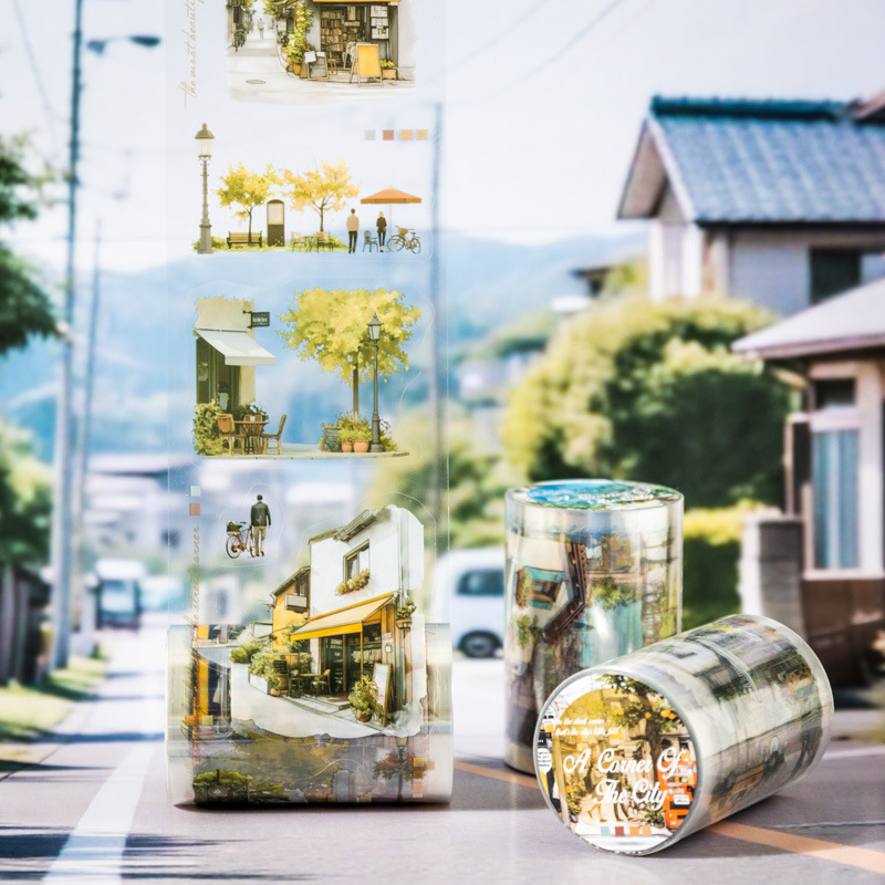 Urban City Themed PET Tape 2.36 * 78.74 inches