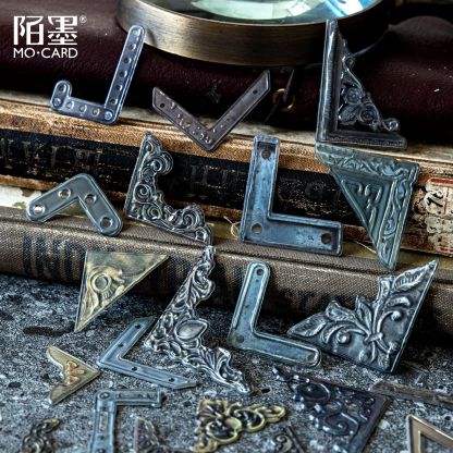 1Pcs/Pack Retro Embossed Frame Epoxy Sticker