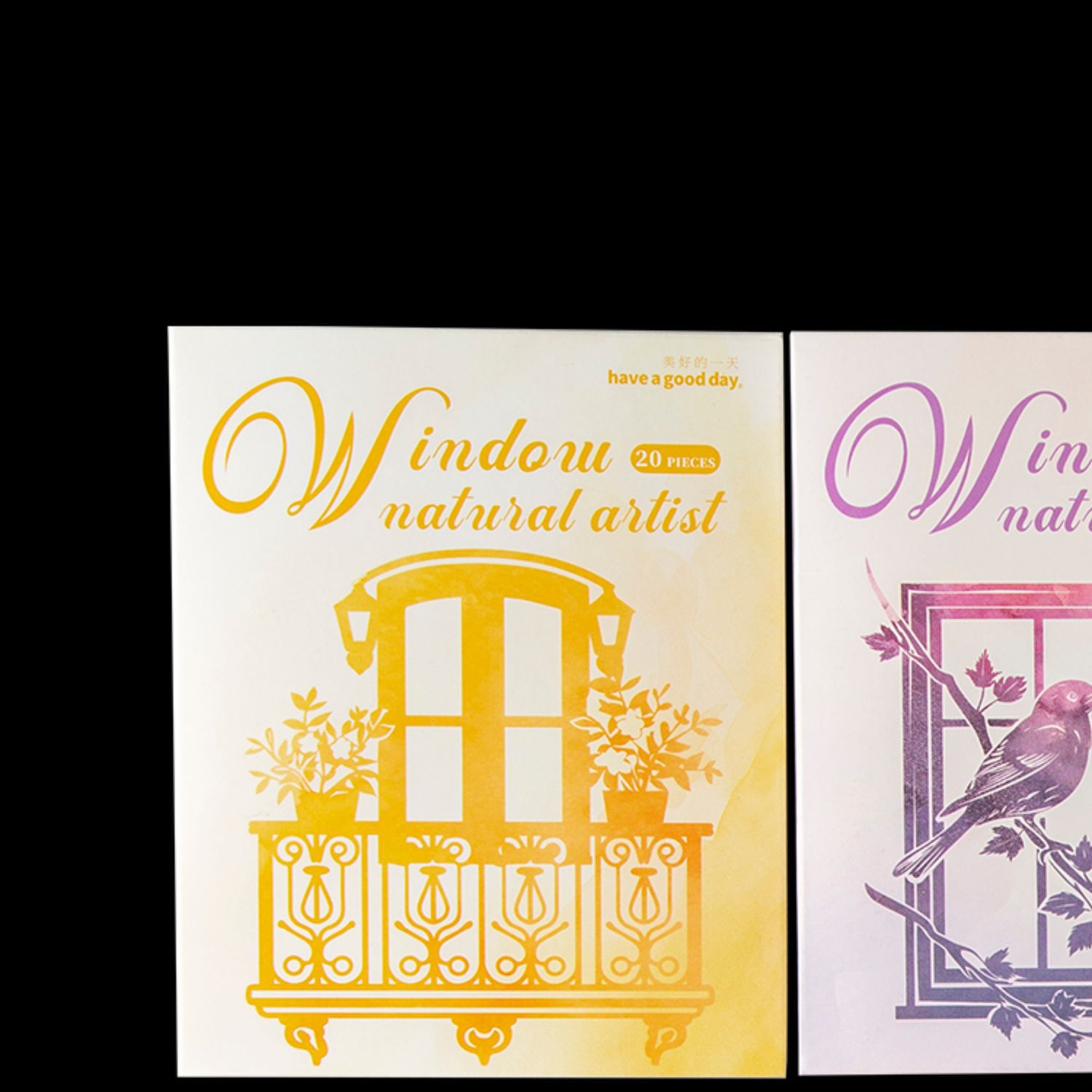 20Pcs/Pack Window Sill Theme PET Stickers