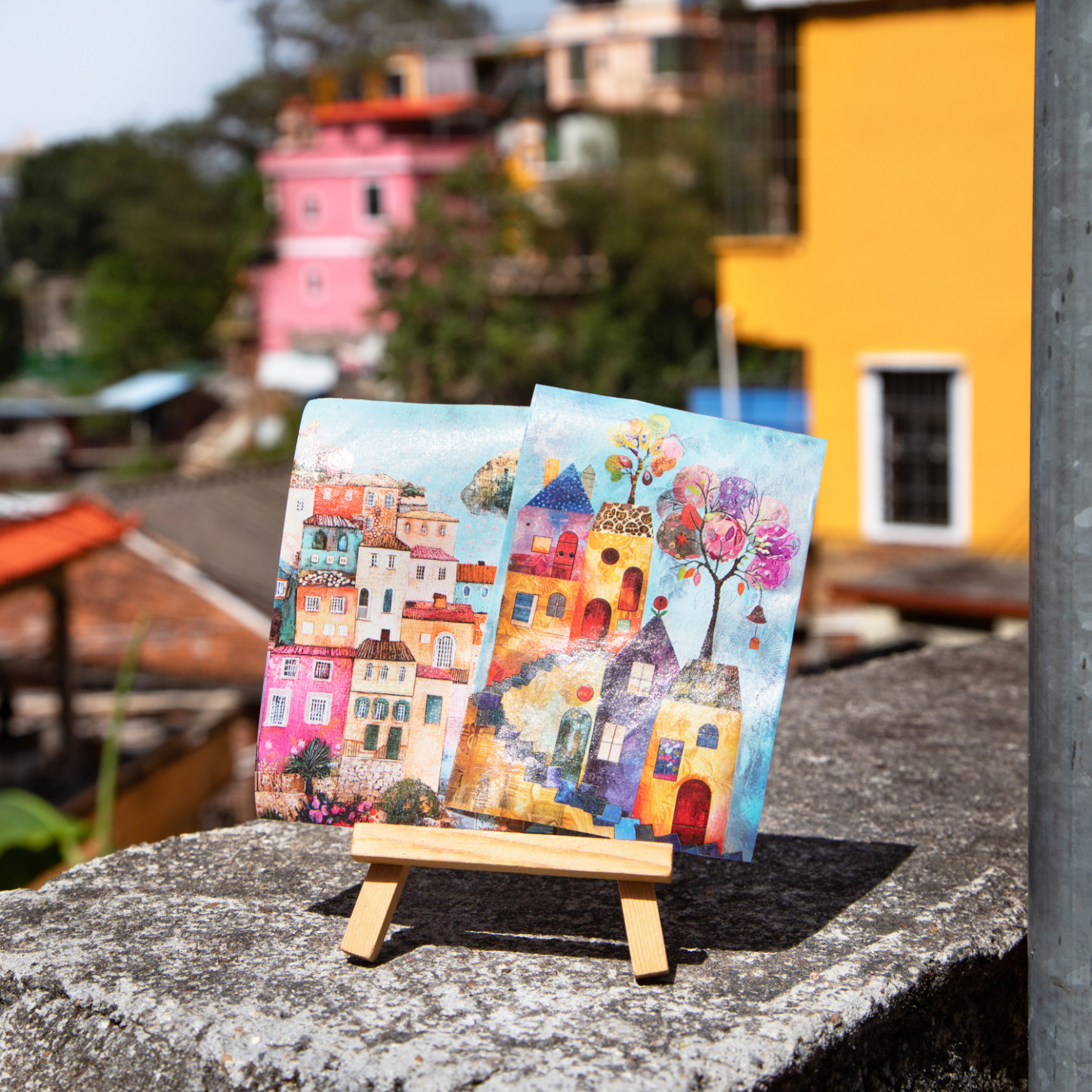 Small town life scenery Washi tape 3.15*78.74 inch