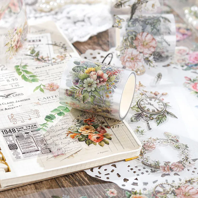 Garden Flower Theme Washi Tape
