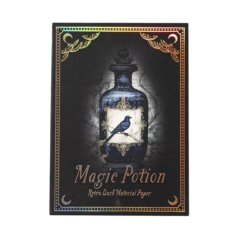 30pcs Retro Magic Potion Themed Scrapbook Paper